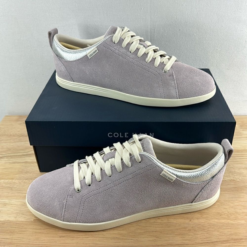 Cole Haan Carly Suede Sneakers- Lilac- Size 8.5 B- NIB